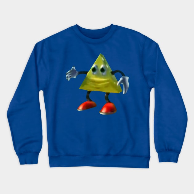 Dancing Triangle Meme Crewneck Sweatshirt by artsylab